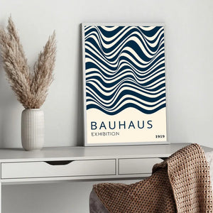 Tableau Géométrique Bauhaus – Minimalisme Rétro et Coloré