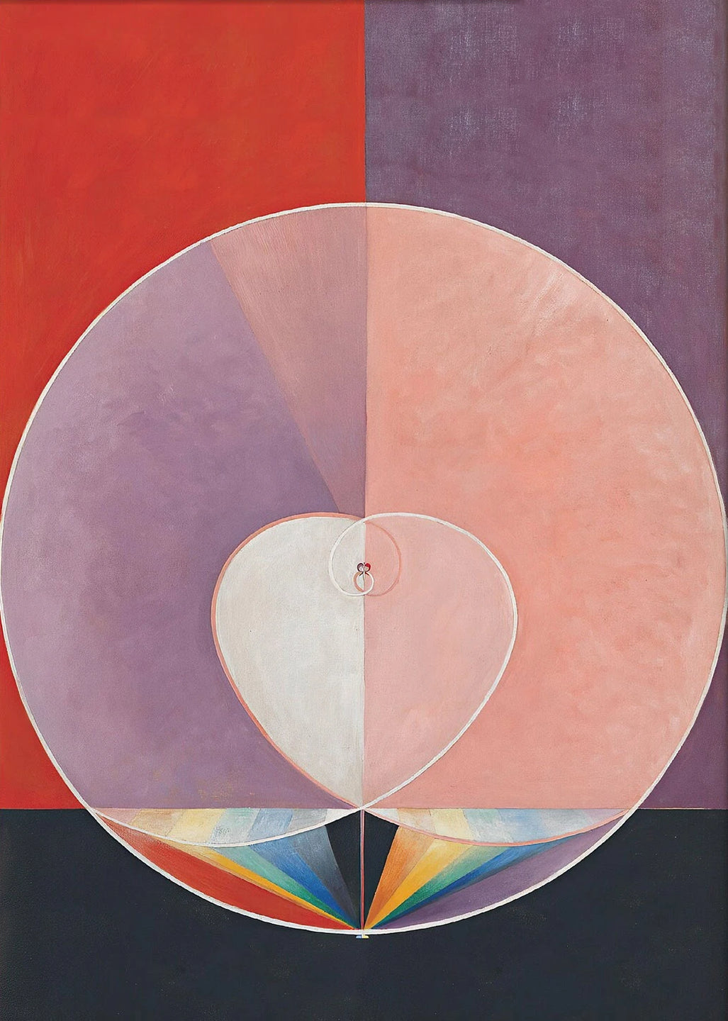 Tableau Abstrait Moderniste – Blocs de Couleurs et Géométrie