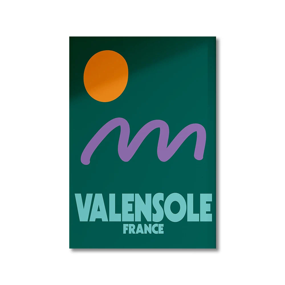 Tableau Ville Mid-Century – Londres, New York, Paris et Rome