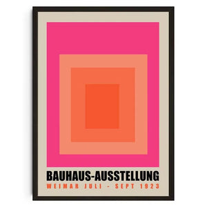 Tableau Géométrique Bauhaus – Formes Modernes et Esprit Mid-Century
