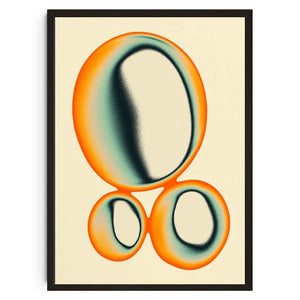 Tableau Psychédélique Géométrique – Couleurs Vibrantes et Formes Abstraites
