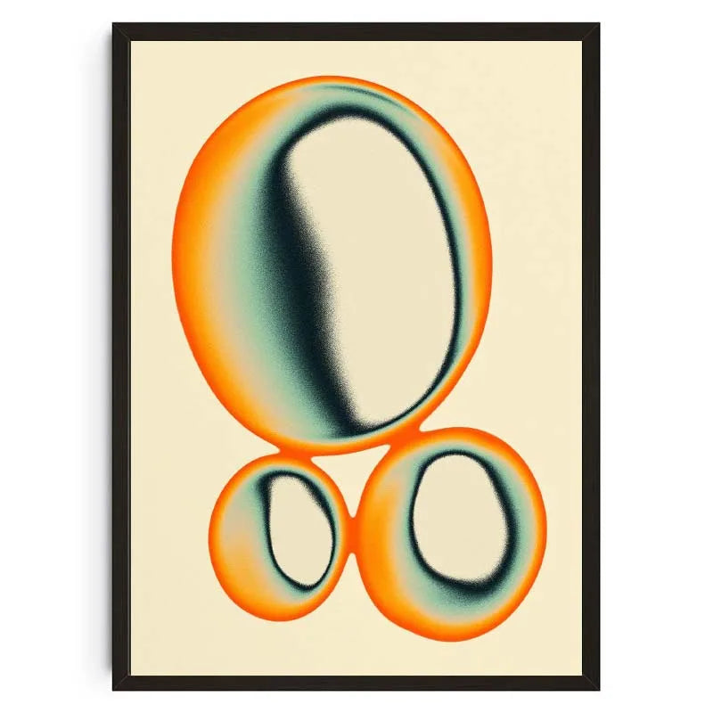 Tableau Psychédélique Géométrique – Couleurs Vibrantes et Formes Abstraites