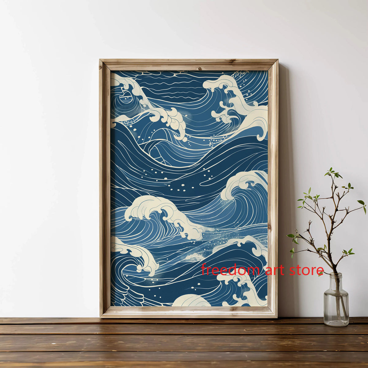Tableau Bonsaï Japonais Beige – Esprit Zen, Wabi-Sabi et Japandi