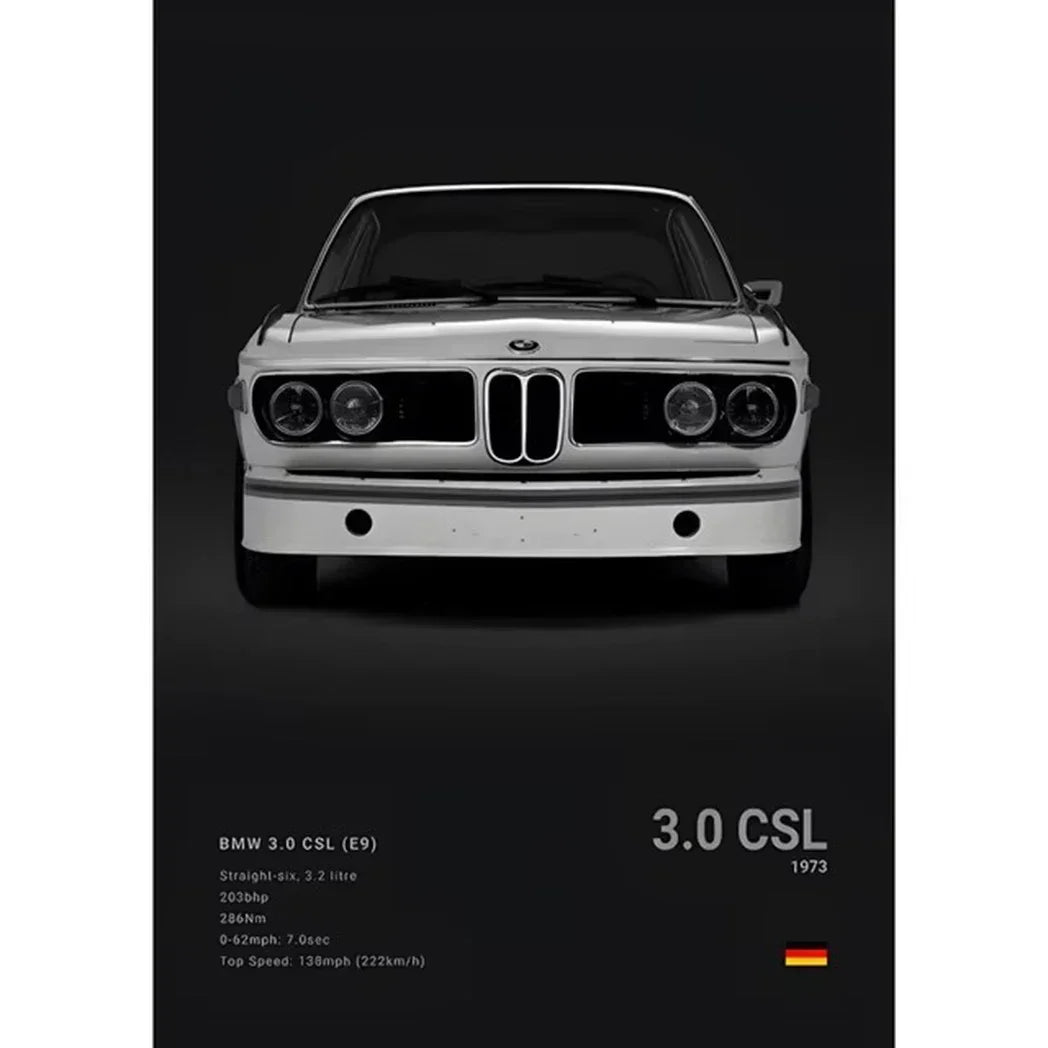 Tableau Automobile Pop Art – Coupés Sportifs et Couleurs Modernes