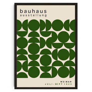 Tableau Géométrique Bauhaus – Formes Modernes et Esprit Mid-Century