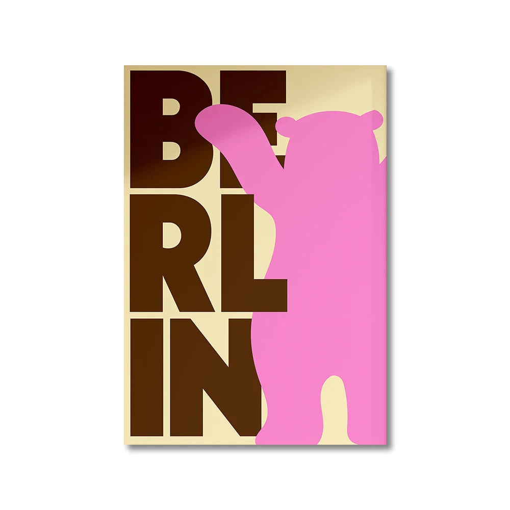 Tableau Ville Mid-Century – Londres, New York, Paris et Rome