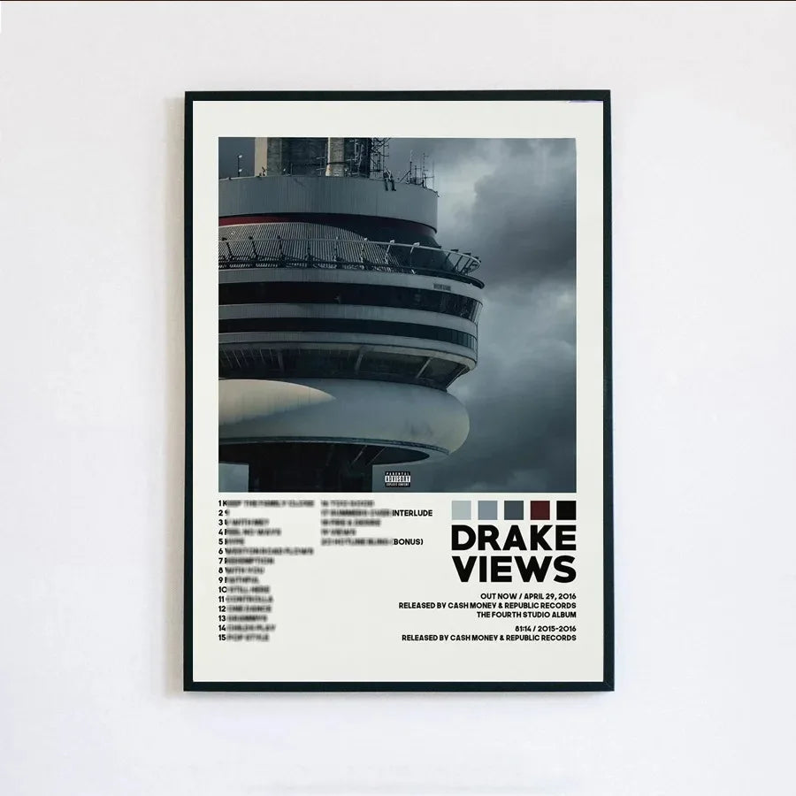 Tableau Musique Rap – Covers d’Albums et Esthétique Urbaine
