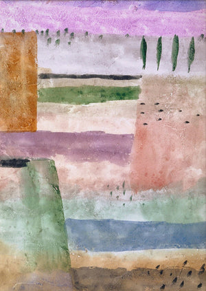 Tableau Abstrait Moderniste – Blocs de Couleurs et Géométrie