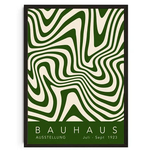 Tableau Géométrique Bauhaus – Formes Modernes et Esprit Mid-Century