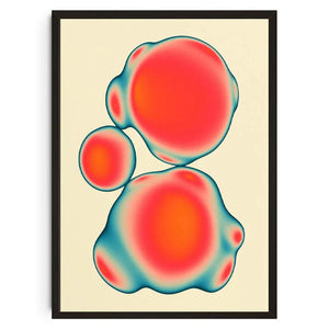 Tableau Psychédélique Géométrique – Couleurs Vibrantes et Formes Abstraites