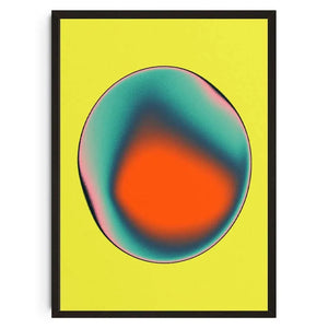 Tableau Psychédélique Géométrique – Couleurs Vibrantes et Formes Abstraites