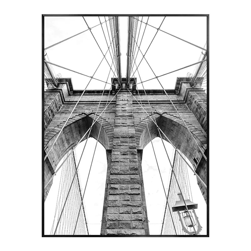 Tableau Monuments Urbains Noir et Blanc – New York, Londres, Paris et Sydney