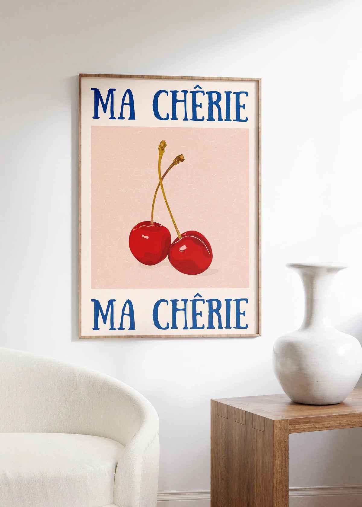 Tableau Rétro Italien Amore et Vino – Esprit Méditerranéen et Coloré
