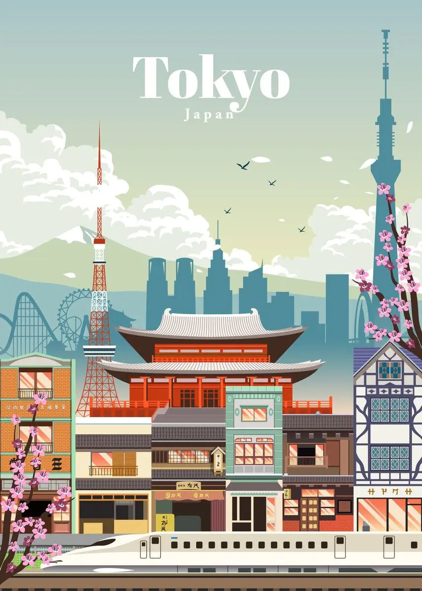 Tableau Affiches de Voyage – Horizons Urbains et Évasion