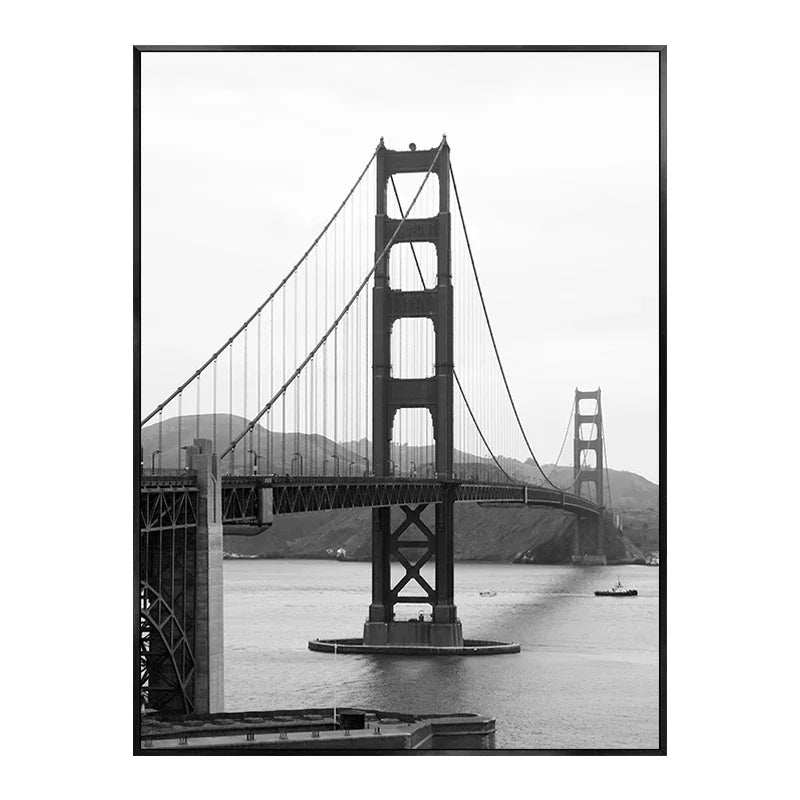 Tableau Monuments Urbains Noir et Blanc – New York, Londres, Paris et Sydney