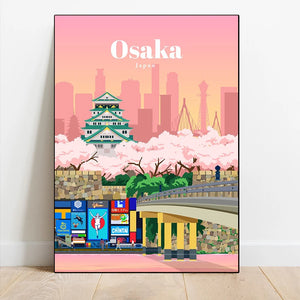 Tableau Affiches de Voyage – Horizons Urbains et Évasion