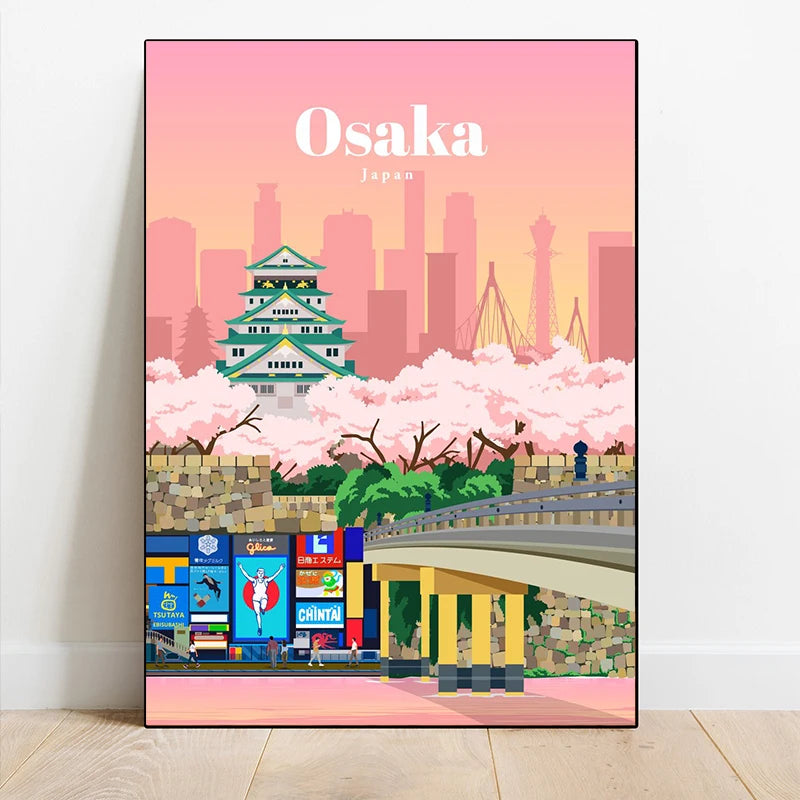 Tableau Affiches de Voyage – Horizons Urbains et Évasion
