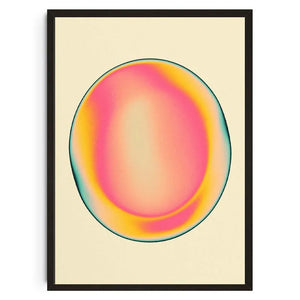Tableau Psychédélique Géométrique – Couleurs Vibrantes et Formes Abstraites