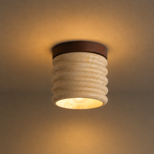 Plafonnier Design en Pierre Naturelle - Rivélis