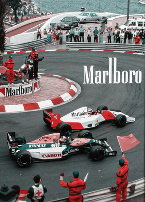 Tableau Automobile Monaco – Course Vintage et Élégance Rétro