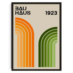 Tableau Géométrique Bauhaus – Formes Modernes et Esprit Mid-Century
