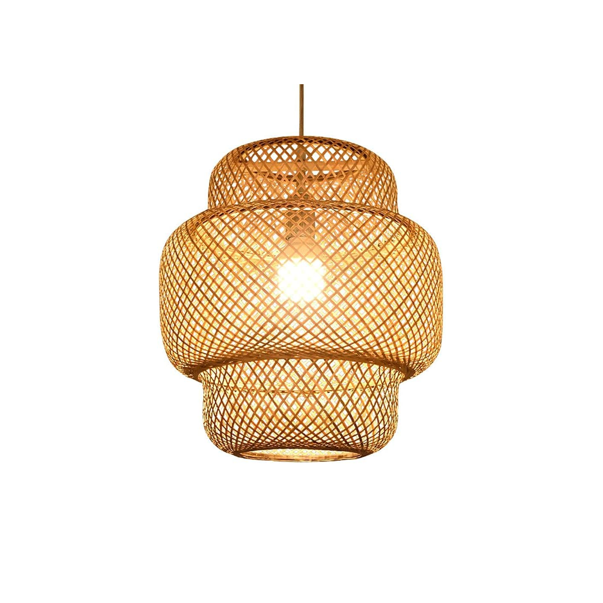 Lampe suspendue en bambou