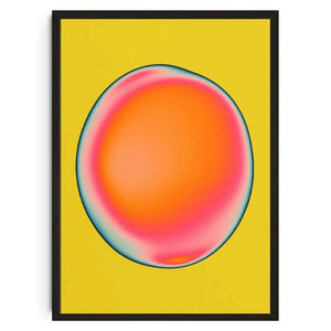 Tableau Psychédélique Géométrique – Couleurs Vibrantes et Formes Abstraites