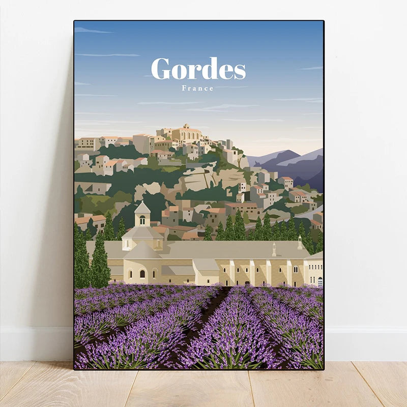 Tableau Affiches de Voyage – Horizons Urbains et Évasion