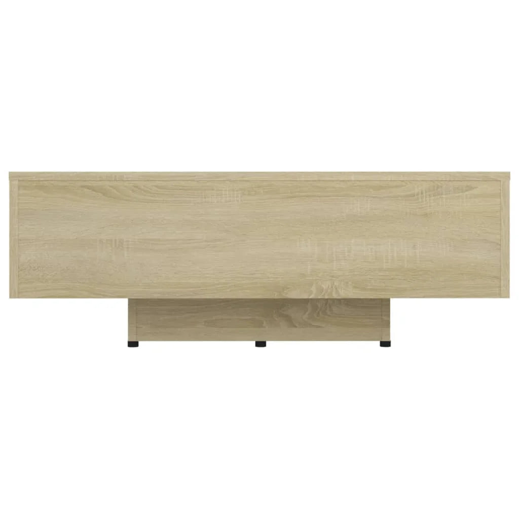 Table Basse Sonoma – Lignes Architecturales et Finition Chêne Clair