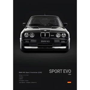 Tableau Automobile Pop Art – Coupés Sportifs et Couleurs Modernes