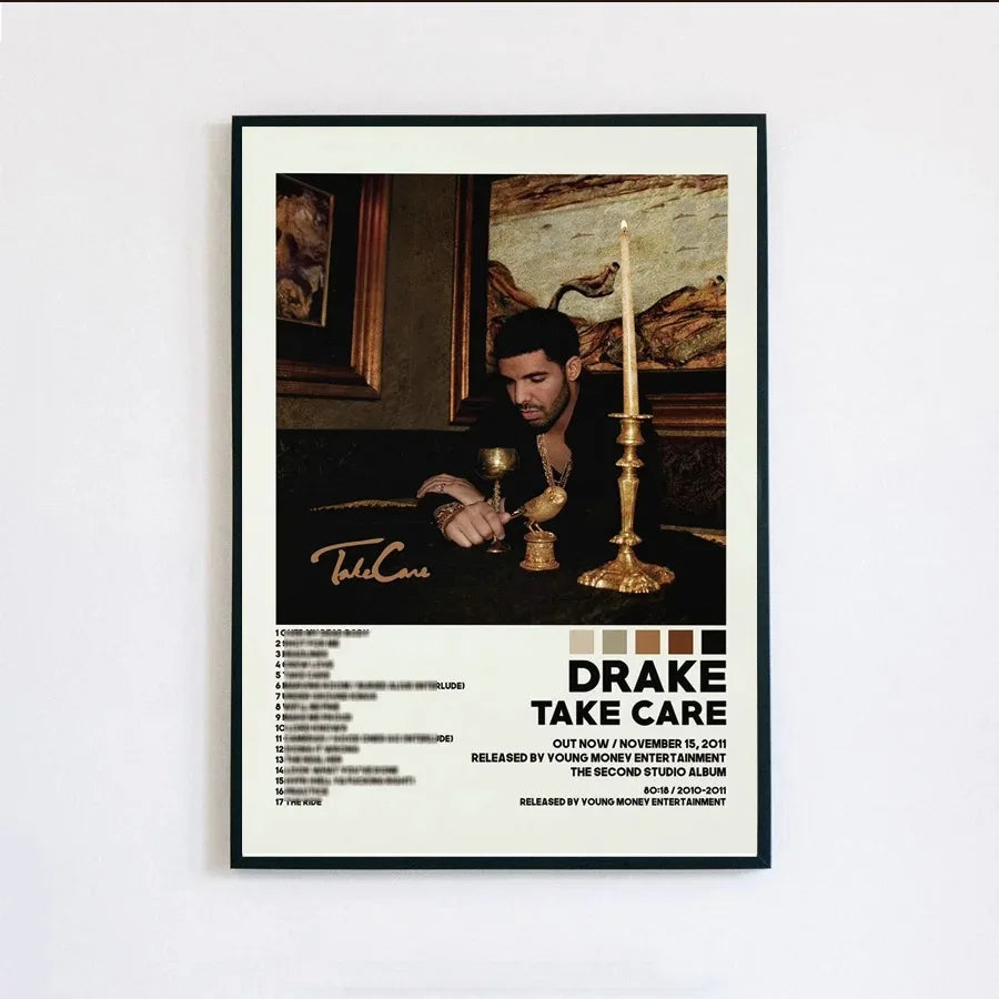 Tableau Musique Rap – Covers d’Albums et Esthétique Urbaine
