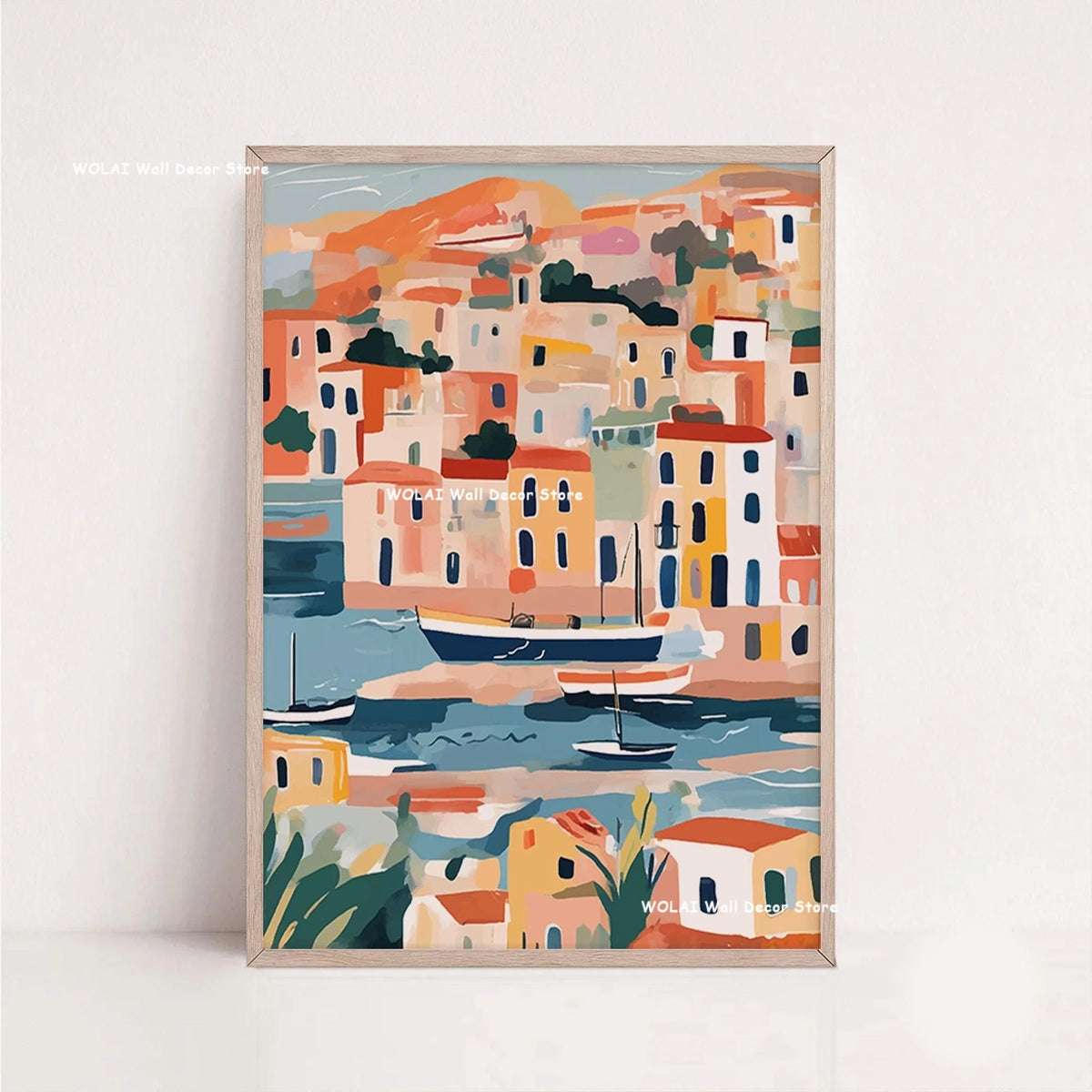 Tableau Architecture Mexicaine Colorée – Fleurs et Ambiance Solaire