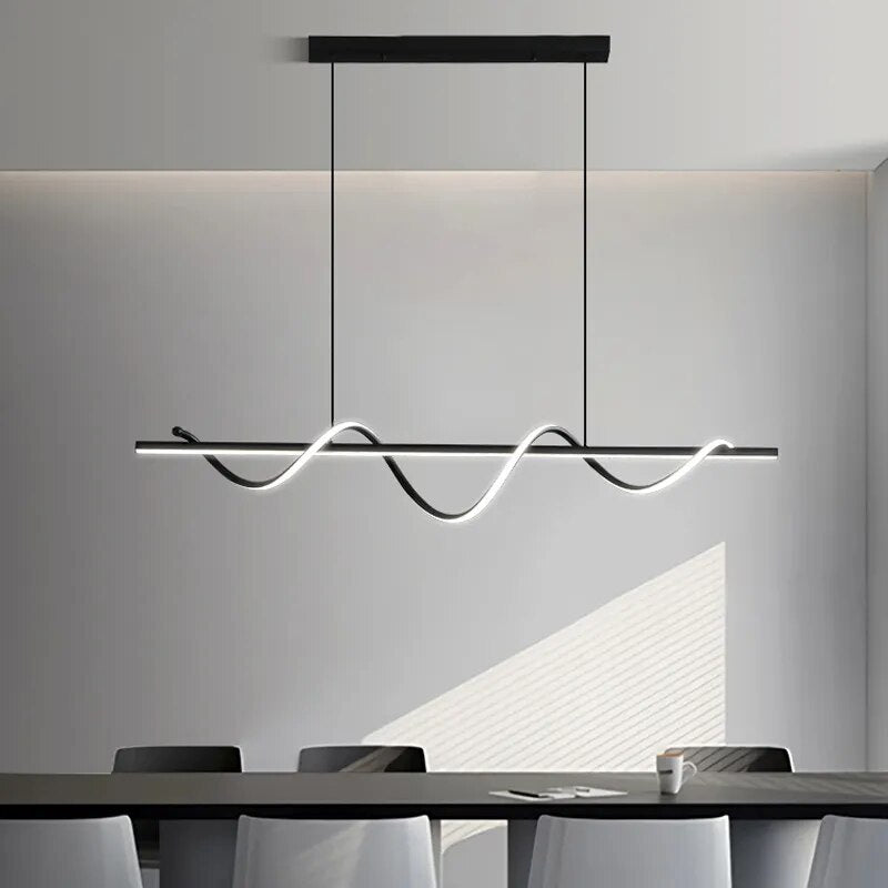 Lustre design suspendu