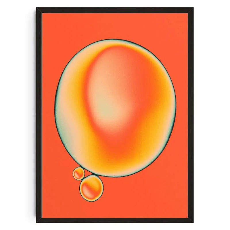 Tableau Psychédélique Géométrique – Couleurs Vibrantes et Formes Abstraites