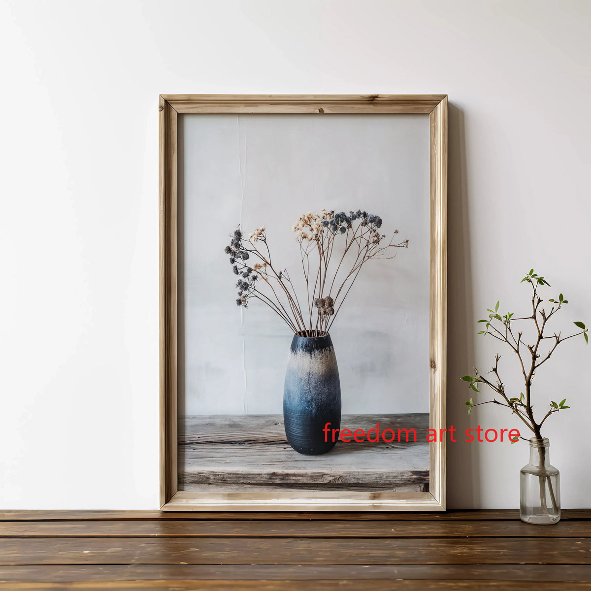 Tableau Bonsaï Japonais Beige – Esprit Zen, Wabi-Sabi et Japandi