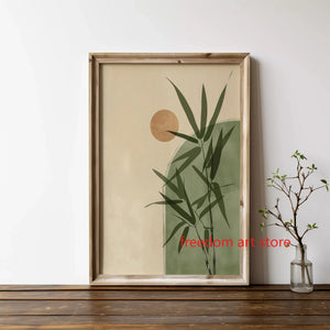 Tableau Bonsaï Japonais Beige – Esprit Zen, Wabi-Sabi et Japandi