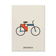 Tableau Bauhaus Orange – Soleil, Vélo et Géométrie Pop