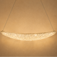 Lustre Linéaire en Cristal Champagne - Auroline