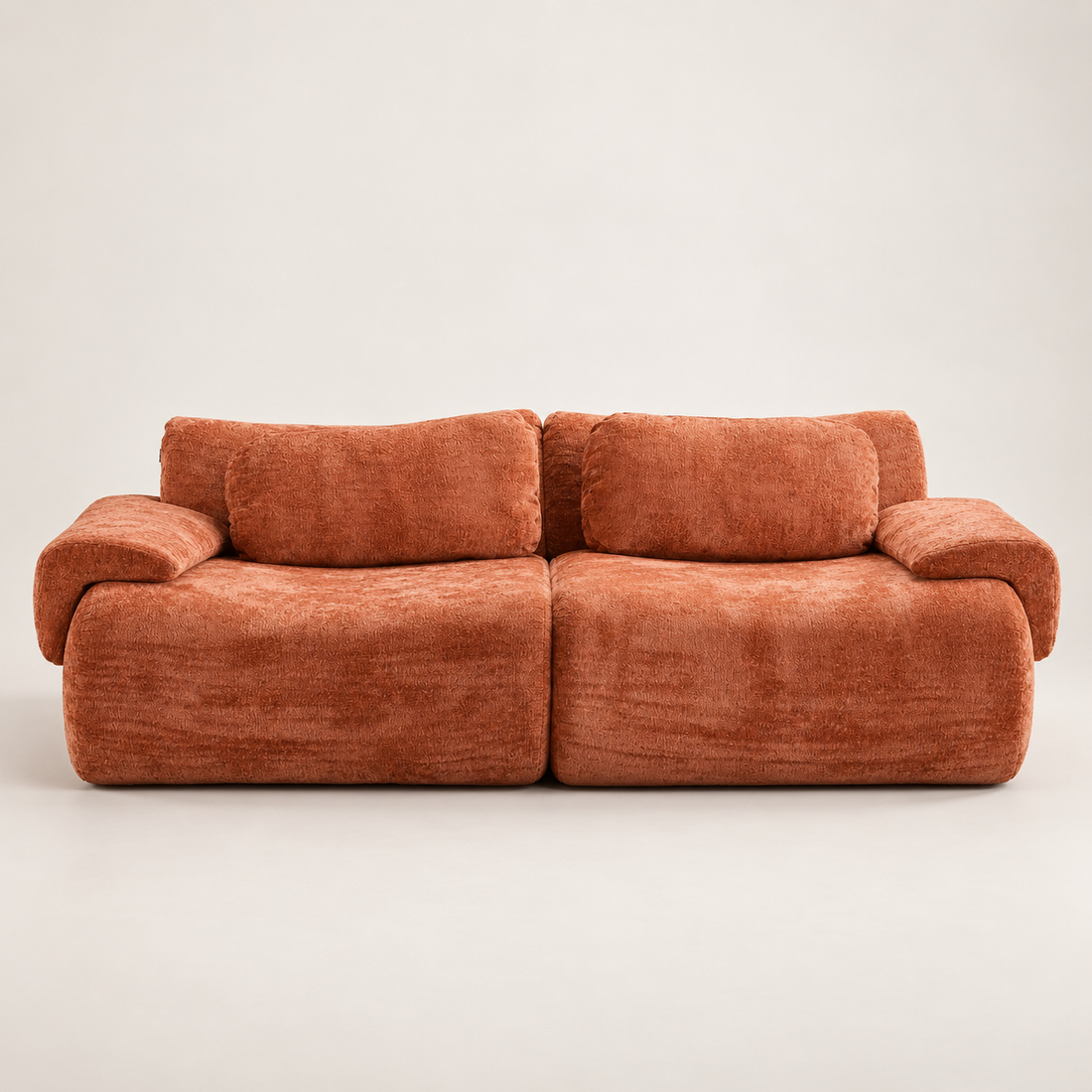 2-Seater Chenille Sofa Bed – Deep Seat and Cloud Design