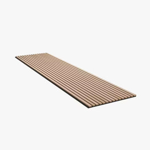 Panneau acoustique design Chêne Clair & Feutre Noir – lot de 2 – 110 x 50 x 1,8 cm