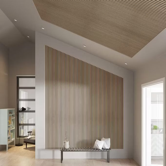 Panneau acoustique design Chêne Classic & Feutre Noir