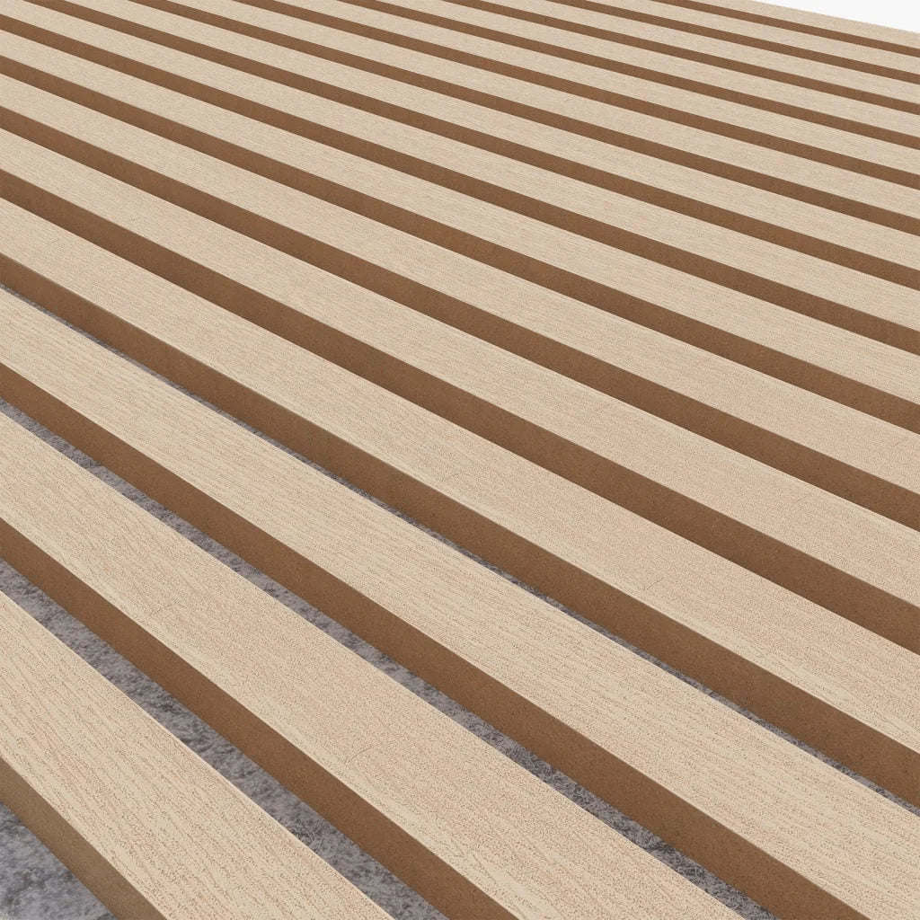 Panneau acoustique design Chêne Clair & Feutre Gris