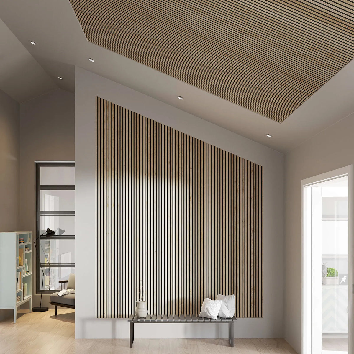 Panneau acoustique design Chêne Rustique