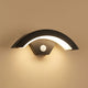 Applique Murale Extérieure Noire LED à Détecteur de Mouvement – Oculéil
