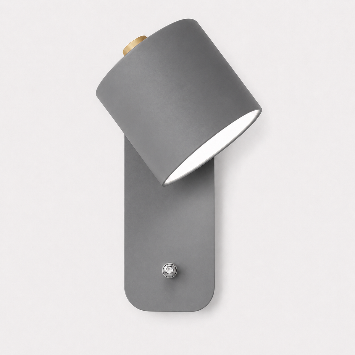Applique Escaléil grise, tête orientable
