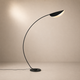 Lampadaire Arc Noir Minimaliste - Noctaro