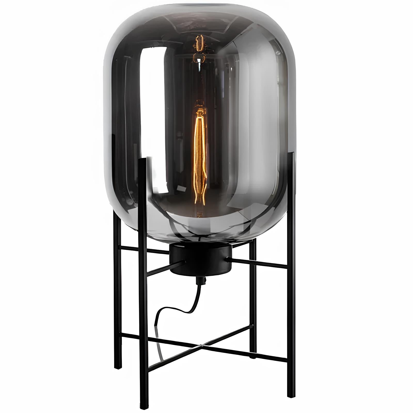 ZAVORA - Tinted Blown Glass Table Lamp – Nordic Minimalism