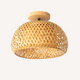 Plafonnier Circulaire en Rotin Naturel – Natora
