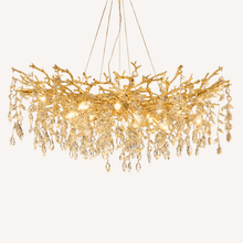 Crystal Golden Branch Chandelier - Sylvara
