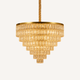 Lustre Cascade en Cristal Doré - Cascadéa